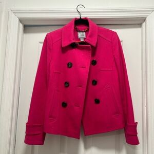 Pink peacoat
